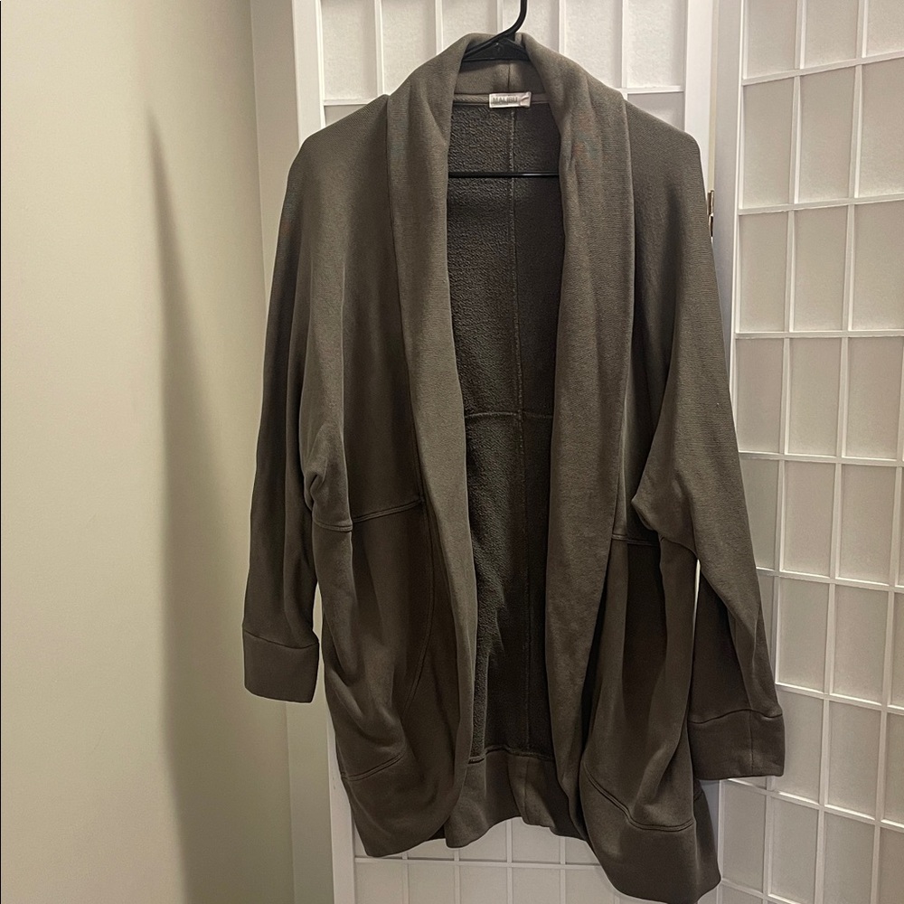 Barefoot Dreams Women's Cardigan in Olive